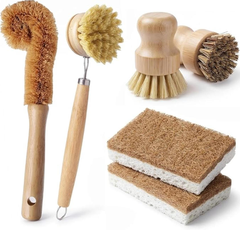 6 Parça Bambu Bulaşık Fırçası  - Substrate Coconut Fiber incelemesi ve fiyatı